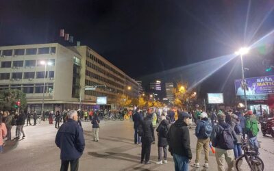 Újvidéken is utcára vonultak, hogy támogassák Dijana Hrkát (Videó)