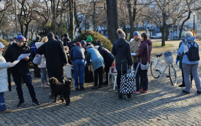 Folyamatosan érkeztek az aláírók Zentán