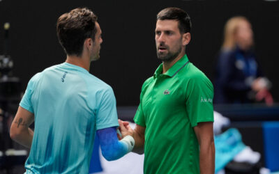 Đoković kétszettes hátrányban volt, amikor ellenfele feladta a mérkőzést