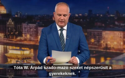 Az M1 közzétette, valótlanul híresztelte, hogy Tóta W. Árpád szado-mazo szexet népszerűsít gyerekeknek