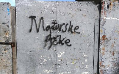 A magyar közösséget sértő falfirka jelent meg a Szent Teréz-székesegyház környékén