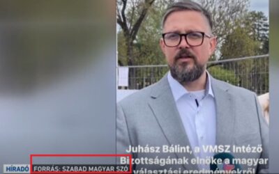 Ilyen nincs és mégis van: a Szabad Magyar Szó az M1 Híradójában