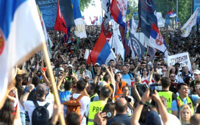 „A második legnagyobb gyűlés Milošević bukása óta”