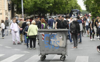 Amíg tart Lazar Mišić meghallgatása, a fő útkereszteződés zárva marad