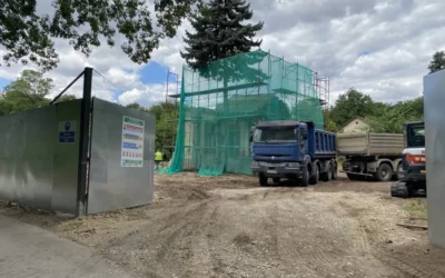 Leomlott a palicsi Dominus-villa egy része