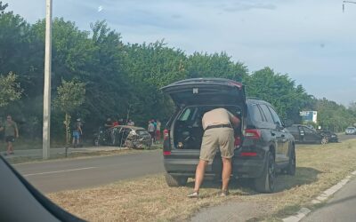Súlyos közlekedési baleset Palics és Szabadka között