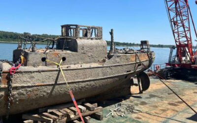 A német flotta 21 hajóját emelik ki a Dunából