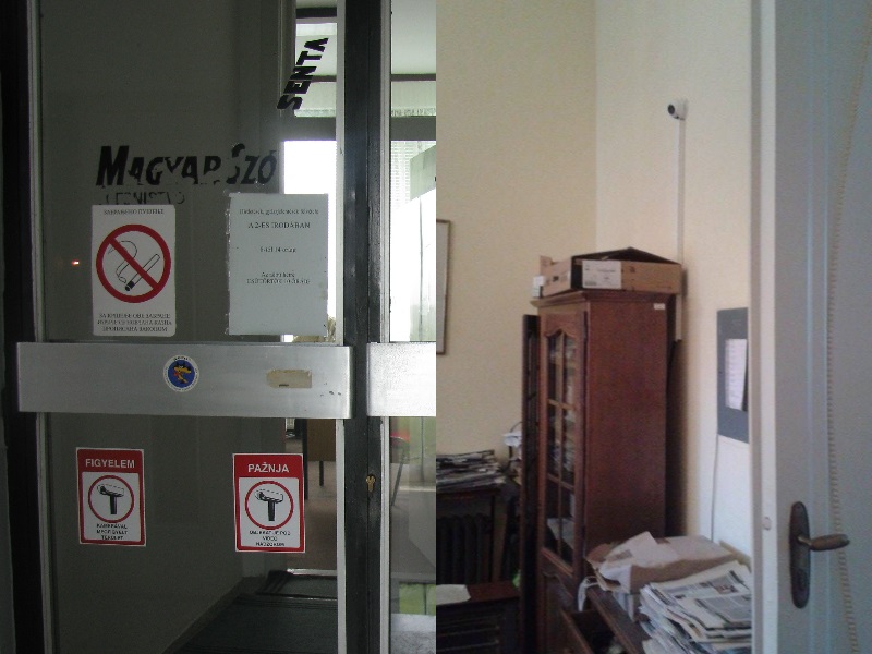 Bekamerázott újságírók