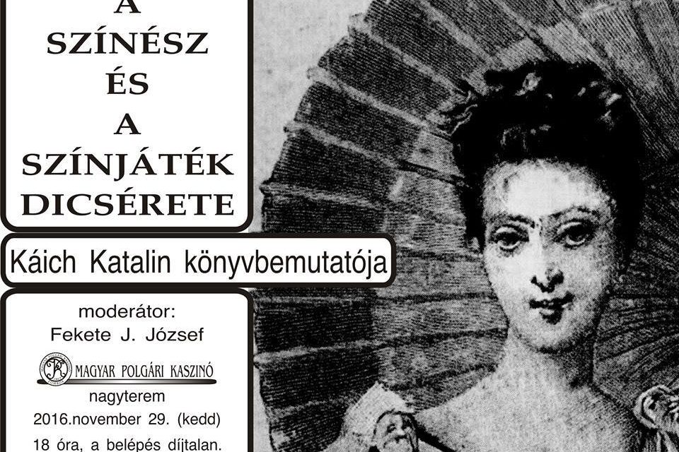 <span class="entry-title-primary">Zombor: Káich Katalin könyvbemutatója</span> <span class="entry-subtitle">Magyar Polgári Kaszinó, Zombor, 2016. november 29., Kezdés: 18.00</span>