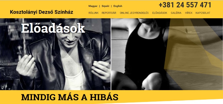 <span class="entry-title-primary">KDSZ: Mindig más a hibás</span> <span class="entry-subtitle">Szabadka, Kosztolányi Dezső Színház, november 28. Kezdés: 19.30</span>