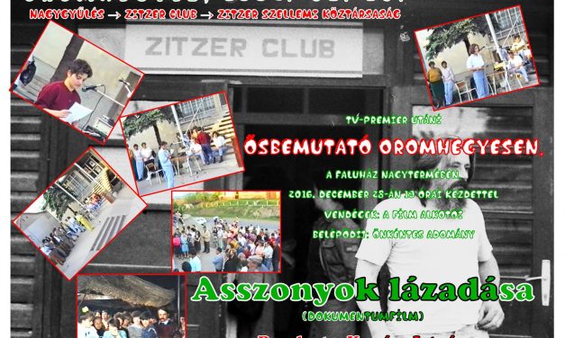 Oromhegyes: Asszonyok lázadása – filmvetítés a rendezővel