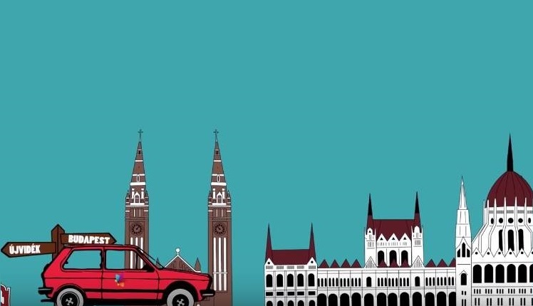 Leparkolt idénre a piros Yugo