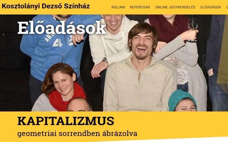 <span class="entry-title-primary">KDSZ: Kapitalizmus</span> <span class="entry-subtitle">Szabadka, Kosztolányi Dezső Színház, december 22. Kezdés: 19.30</span>