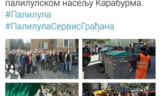 A szerb jelen: közös fotó, kukaátadás és sajtótájékoztató