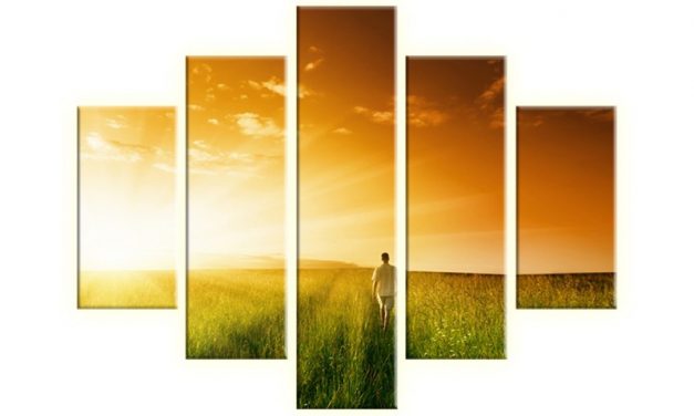 séta a naplementében