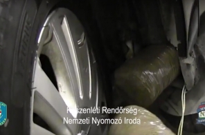 Újabb drogfogás Röszkénél – VIDEÓVAL