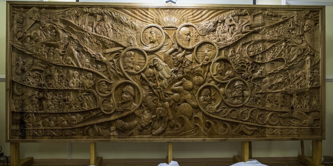 A magyar történelmet bemutató monumentális táblakép készült
