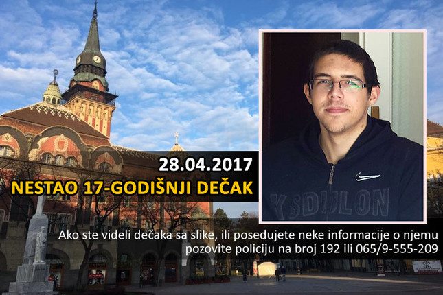 Megtalálták a szabadkai fiút