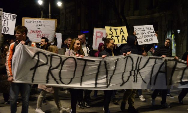 Nézze meg a szabadkai tüntetéseket! (VIDEÓK)