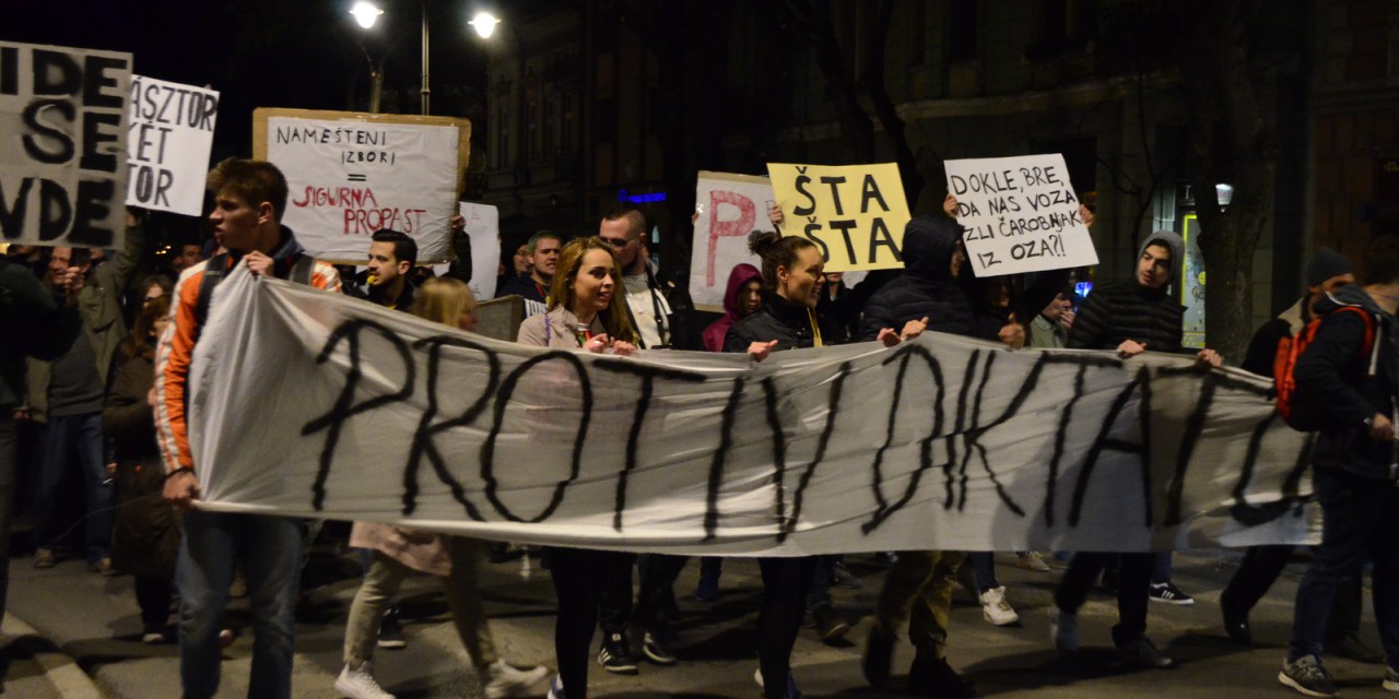 Nézze meg a szabadkai tüntetéseket! (VIDEÓK)