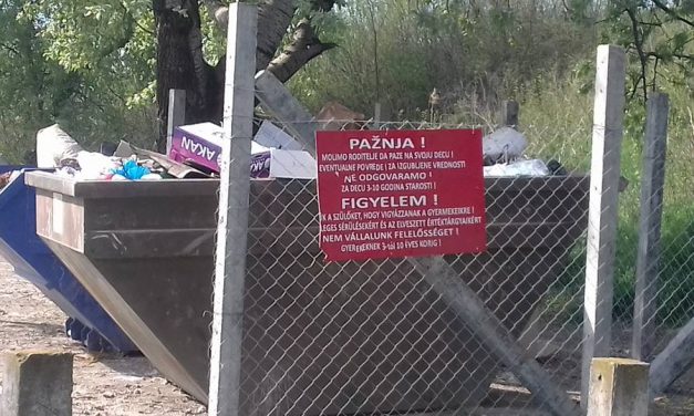 A zentai csoda: szemetes konténer háromtól tízéves gyerekeknek