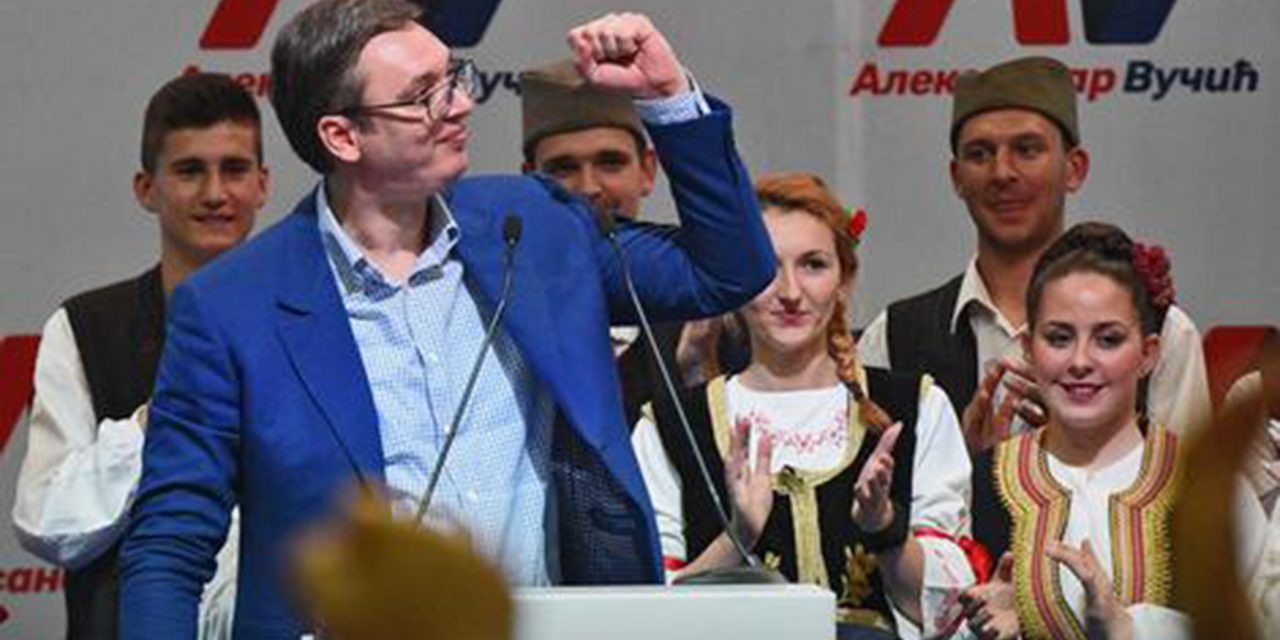 <span class="entry-title-primary">„Kristálytiszta minden, tizenkét százalékkal többet kaptam, mint az összes többi jelölt együttvéve”</span> <span class="entry-subtitle">Aleksandar Vučić diadalittas beszéde a Szerb Haladó Párt székházában</span>