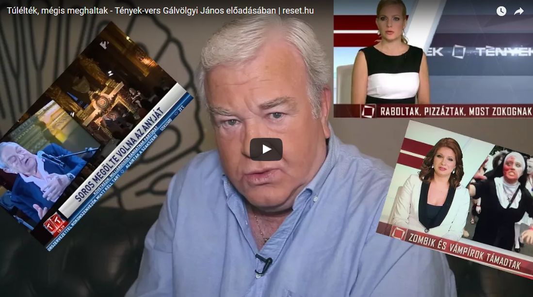 TV2 Tények – Gálvölgyi János előadásában