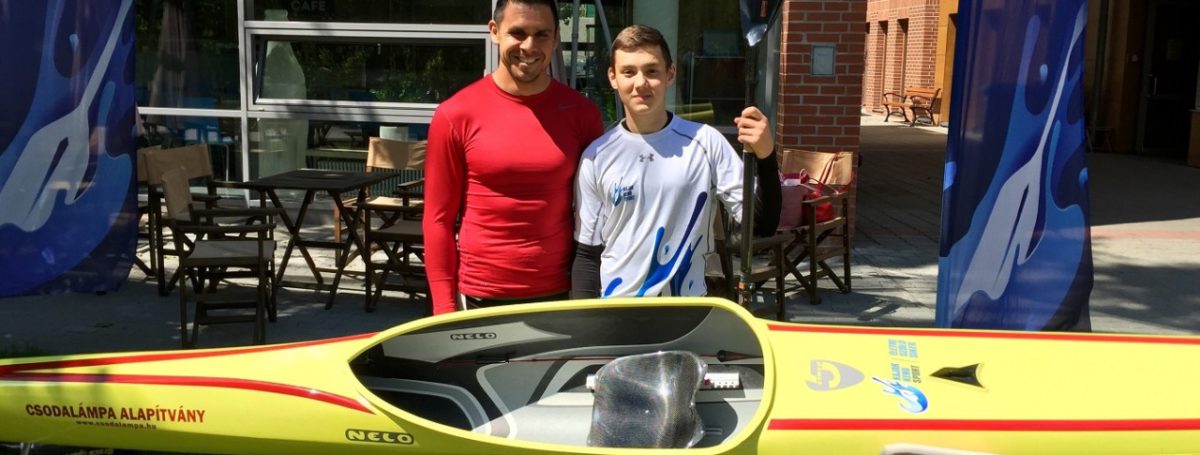 Kajakot kapott a leukémiából felépült zentai fiú