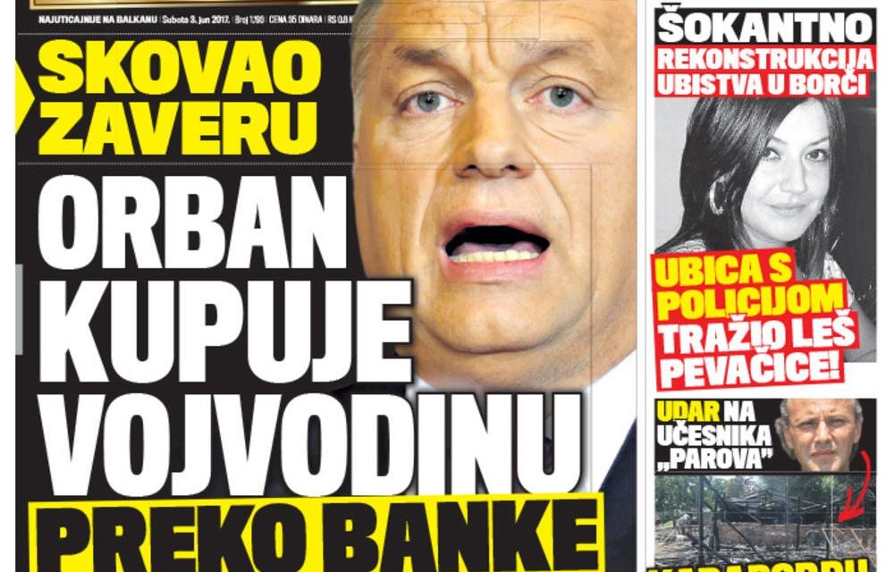 Kurir: Orbán Viktor elfoglalja Vajdaságot