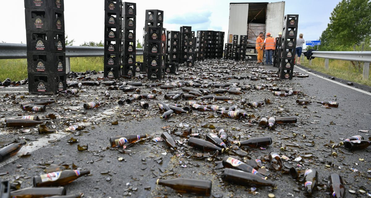 Sör az autópályán