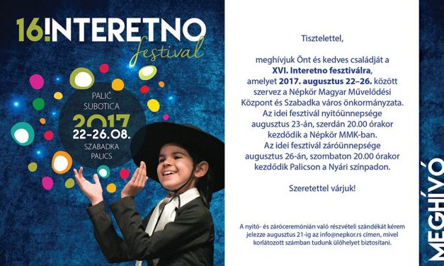 <span class="entry-title-primary">Interetno fesztivál (harmadik nap)</span> <span class="entry-subtitle">Szabadka, 2017. augusztus 24. – Kezdés: 10,00</span>