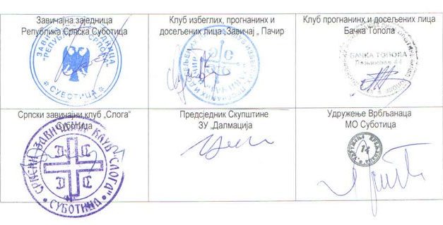 Szerb egyesületek áltak ki Polovina mellett