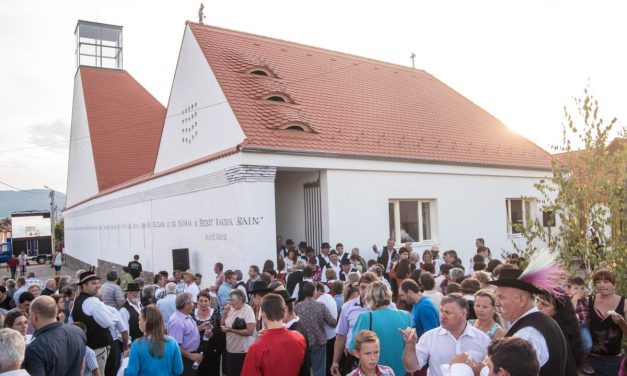 A Siculicidium kápolna felszentelése