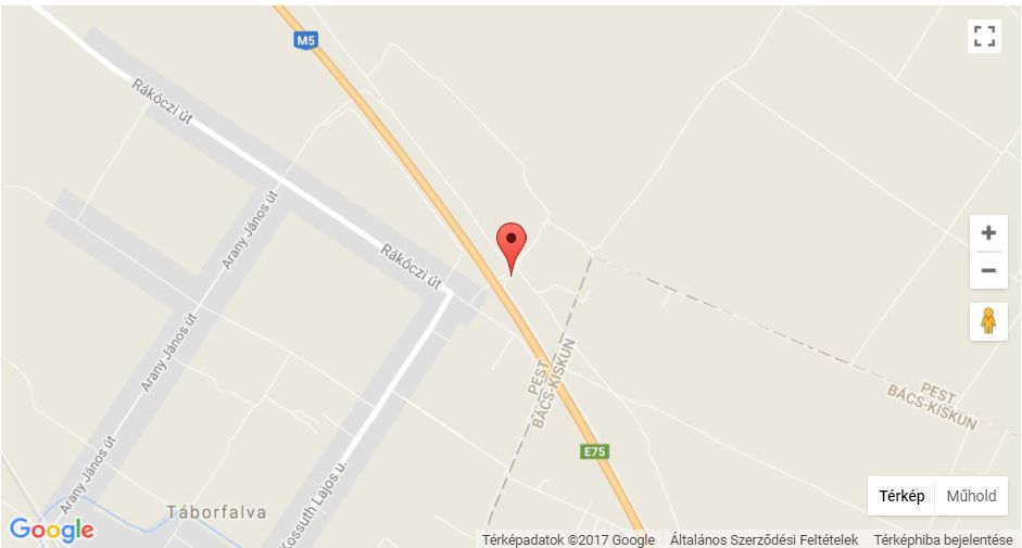 Baleset Budapest felé az M5-ösön