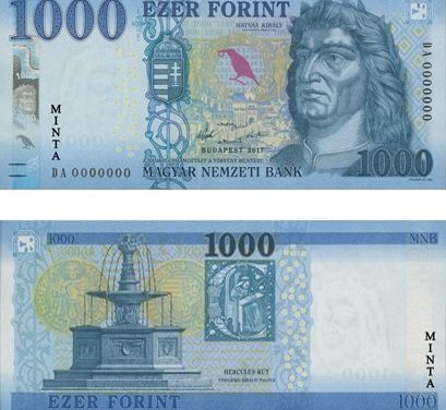 Már fizetőeszköz a februárban megjelenő új ezres