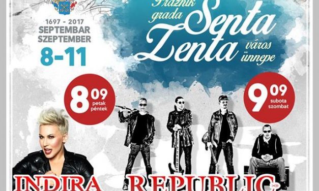 Zentai városnap: A Republic és Indira lép fel