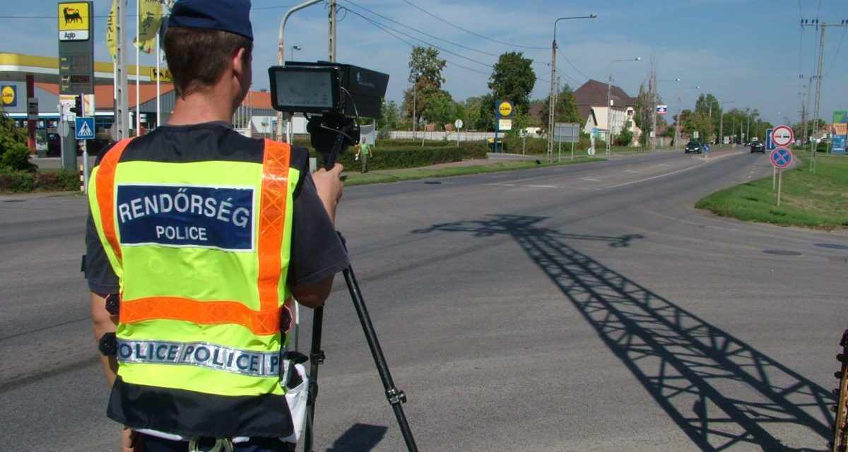 Szerdától fokozott sebességellenőrzés Magyarországon