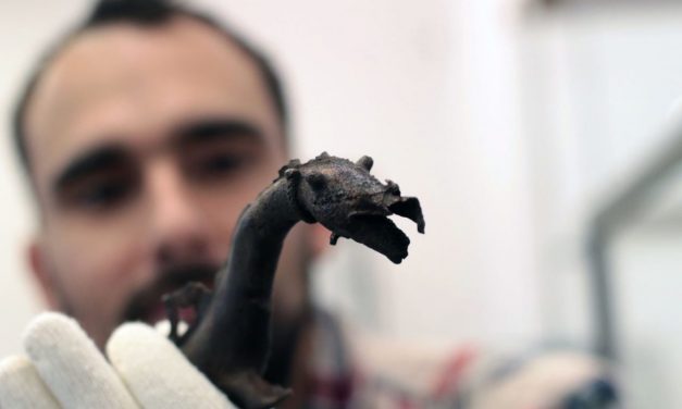 A szkíták és kelták „sárkányfejes” ivókürtje