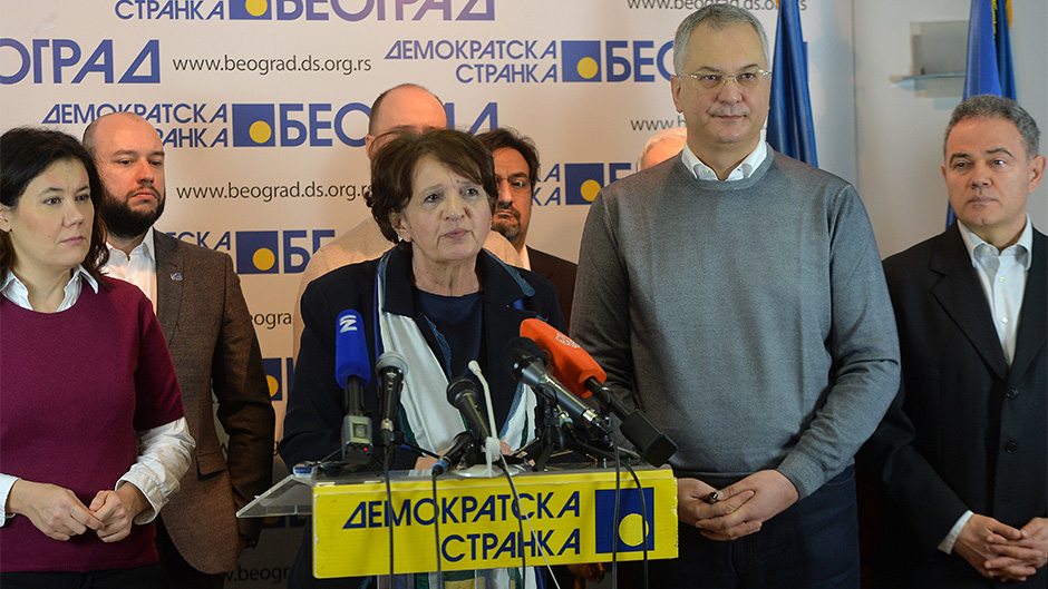 Dragan Šutanovac a DP és az Új Párt közös polgármesterjelöltje