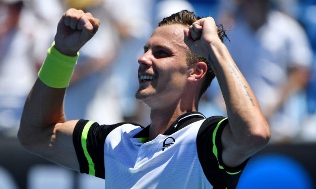 Fucsovics bravúrral a harmadik fordulóban