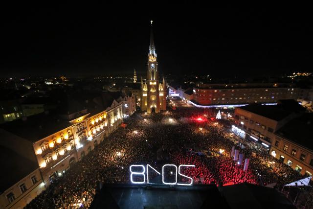 Súlyos sérülést okozott az újvidéki tűzijáték