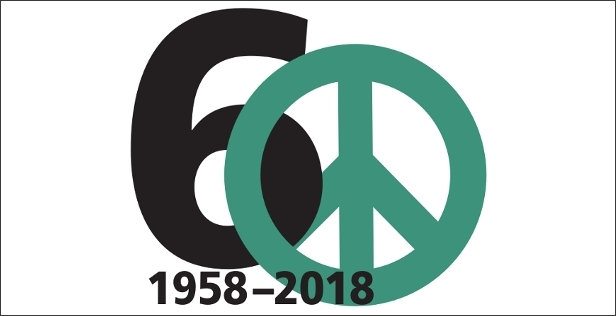 <span class="entry-title-primary">Hatvanéves a békejel</span> <span class="entry-subtitle">Az első atomellenes tüntetésen használták először Gerald Holtom alkotását</span>