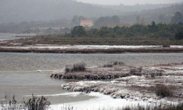 Befagyott az Adriai-tenger