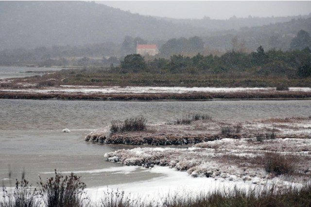 Befagyott az Adriai-tenger