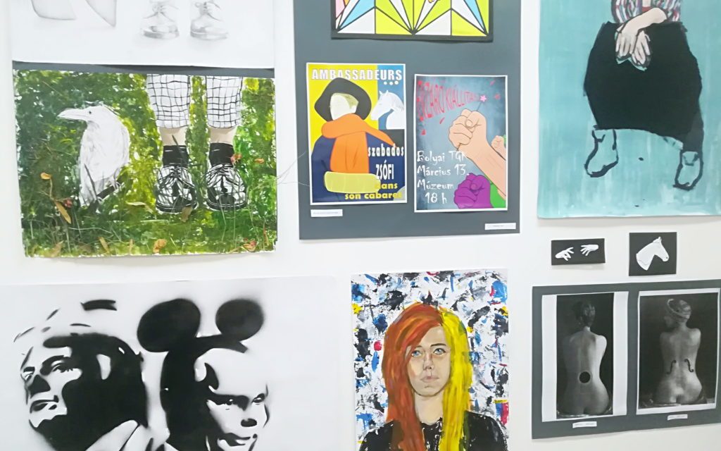 Bemutatkoztak a Bolyai végzős képzőművészet szakosai