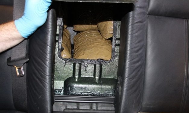 Tizenöt kiló marihuánát találtak a pénzügyőrök Röszkén