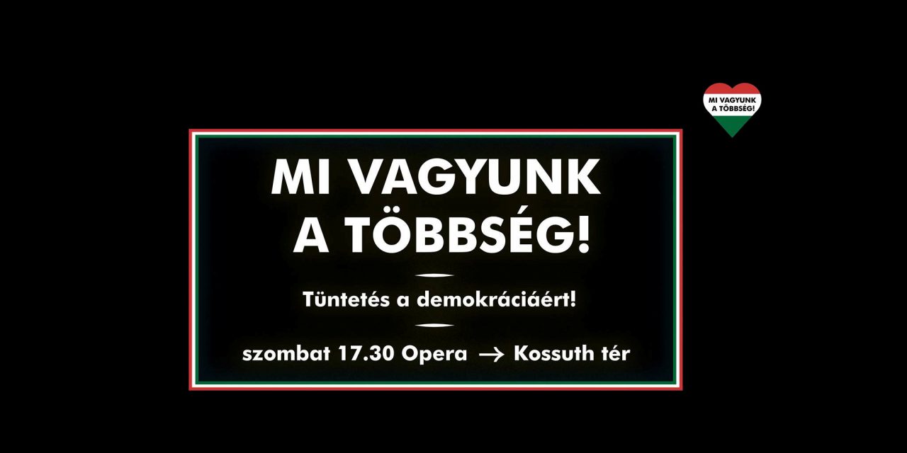 <span class="entry-title-primary">„Mi vagyunk a többség” – Tüntetés a magyar demokráciáért</span> <span class="entry-subtitle"> Gyűlöletkampány helyett szabad sajtót és pártatlan közmédiát szeretnének a szervezők – A békemenetelő CÖF gúnyolódik rajtuk</span>