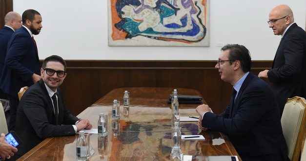 Vučić Sorossal tárgyalt a szerb fővárosban