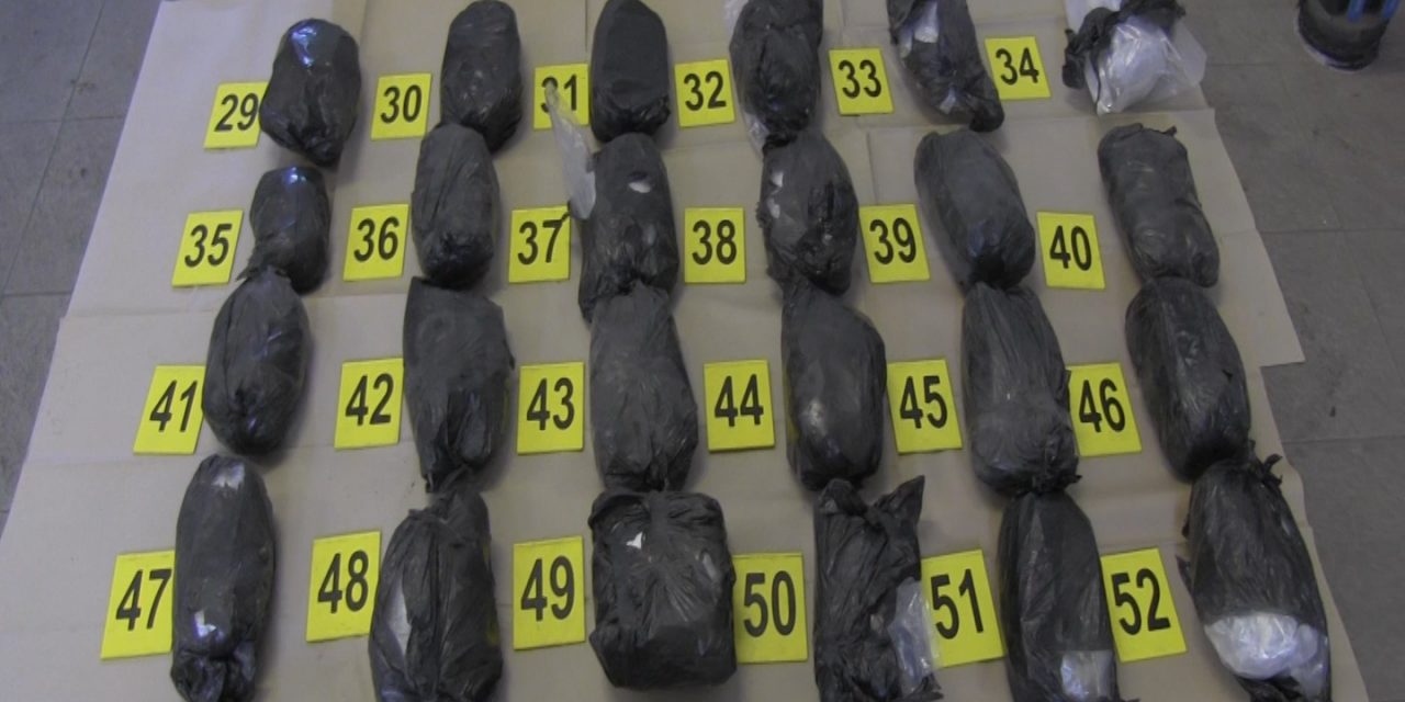 Tizenkét kiló marihuánát találtak a pénzügyőrök Röszkén (Videó)