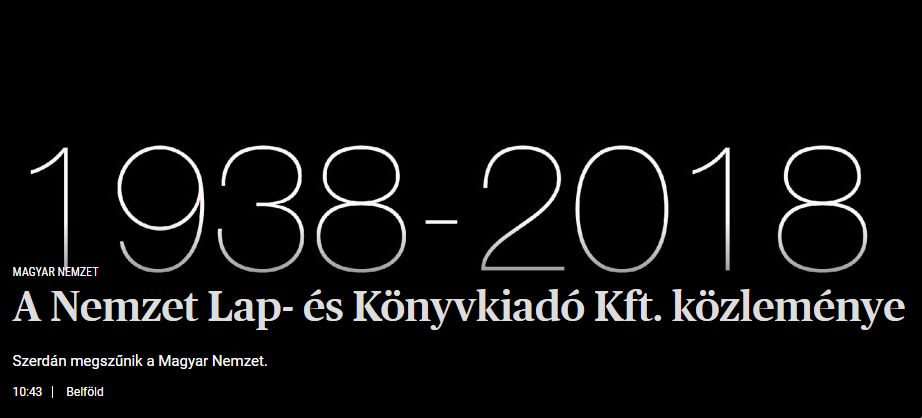 <span class="entry-title-primary">Megsárgult lapok bűvöletében</span> <span class="entry-subtitle">Nekrológ helyett a ma megszűnt Magyar Nemzet emlékére</span>